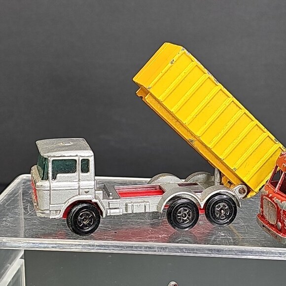 Vintage Lesney Diecast Trucks Set Of 4. Albion Chieftain, DAF Tipper Etc England - Picture 4 of 16